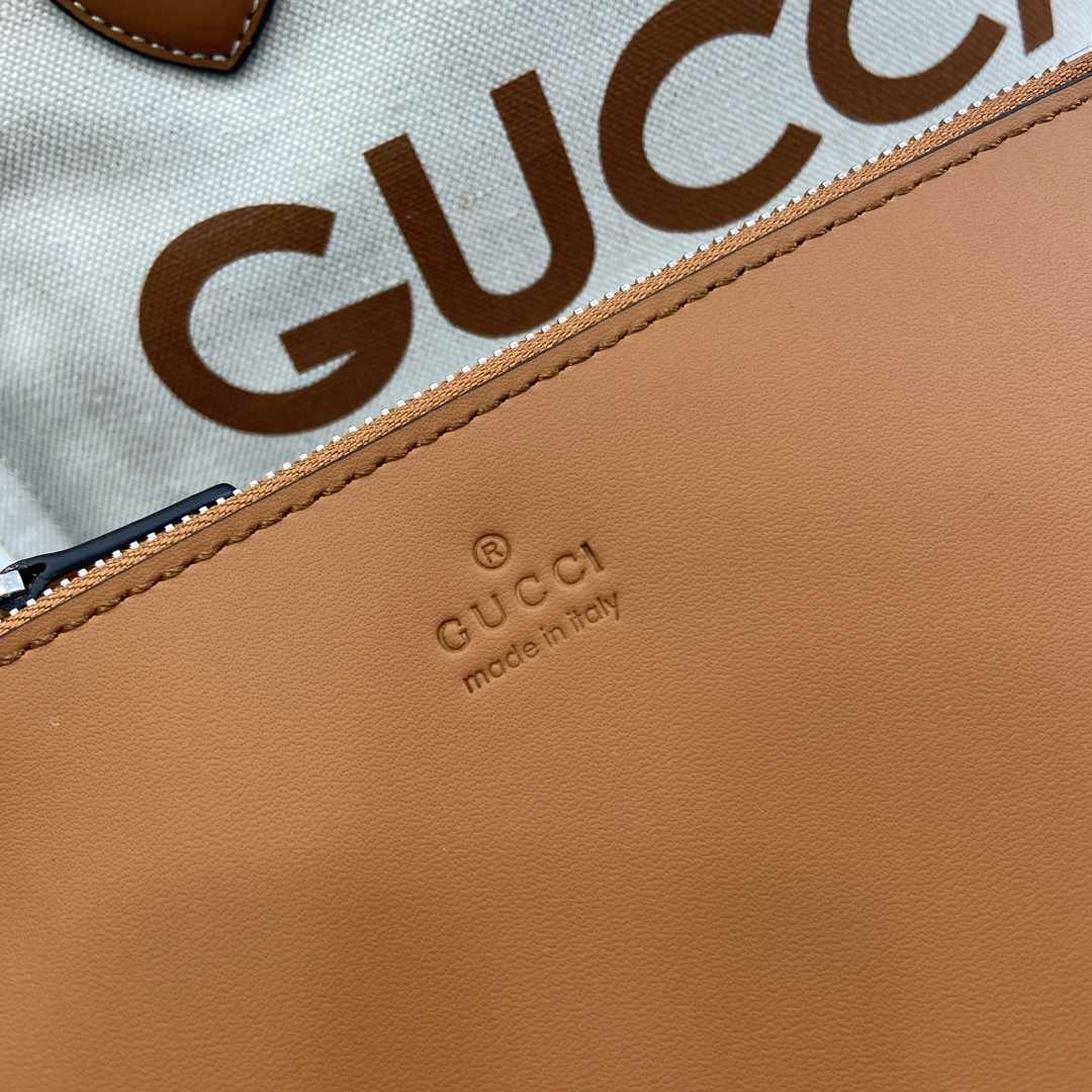 Gucci Mini Tote Bag With Gucci Print - DopestKickz