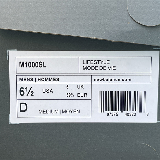 New Balance NB 1000 Y2K Sneakers      M1000SL  - DopestKickz