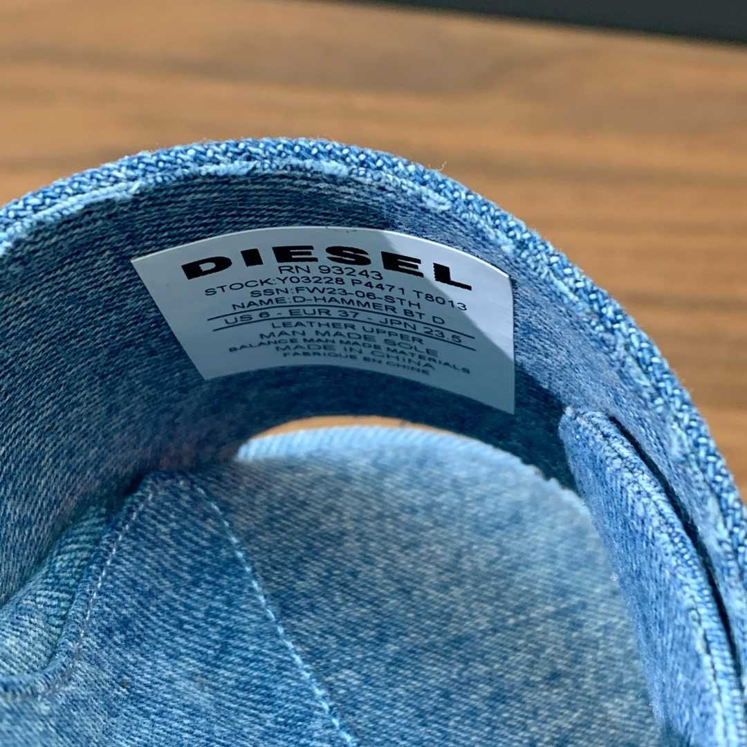 Diesel Sa-Oval D Pf W Denim Sandals - DopestKickz
