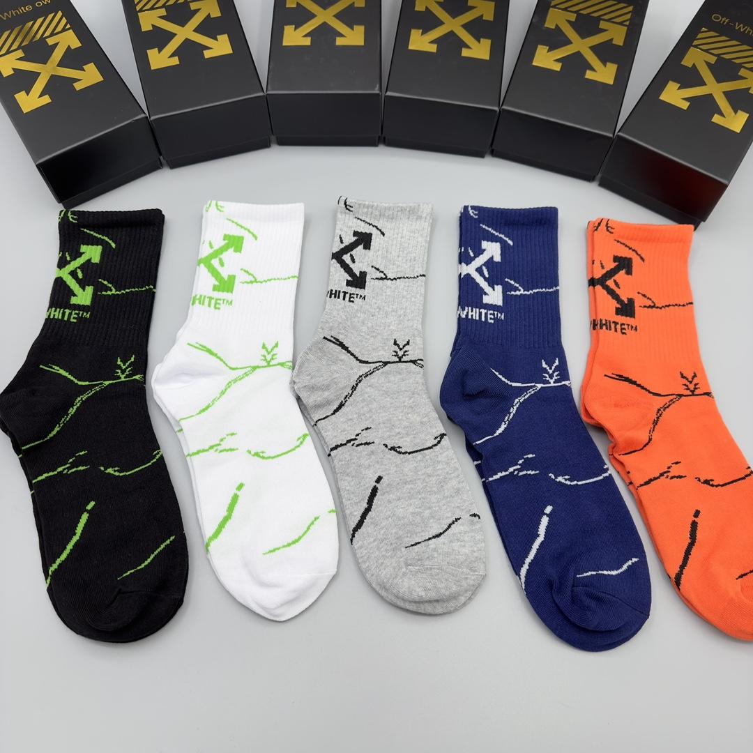 Off White Socks/Box - DopestKickz