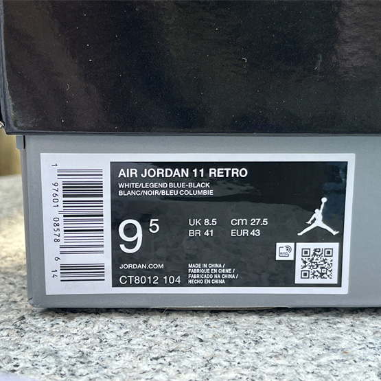 Air Jordan 11 “Columbia Sneaker   CT8012-104 - DopestKickz