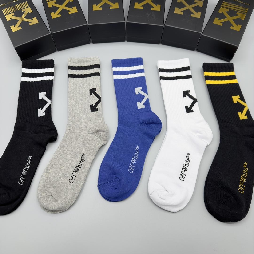 Off White Socks/Box - DopestKickz