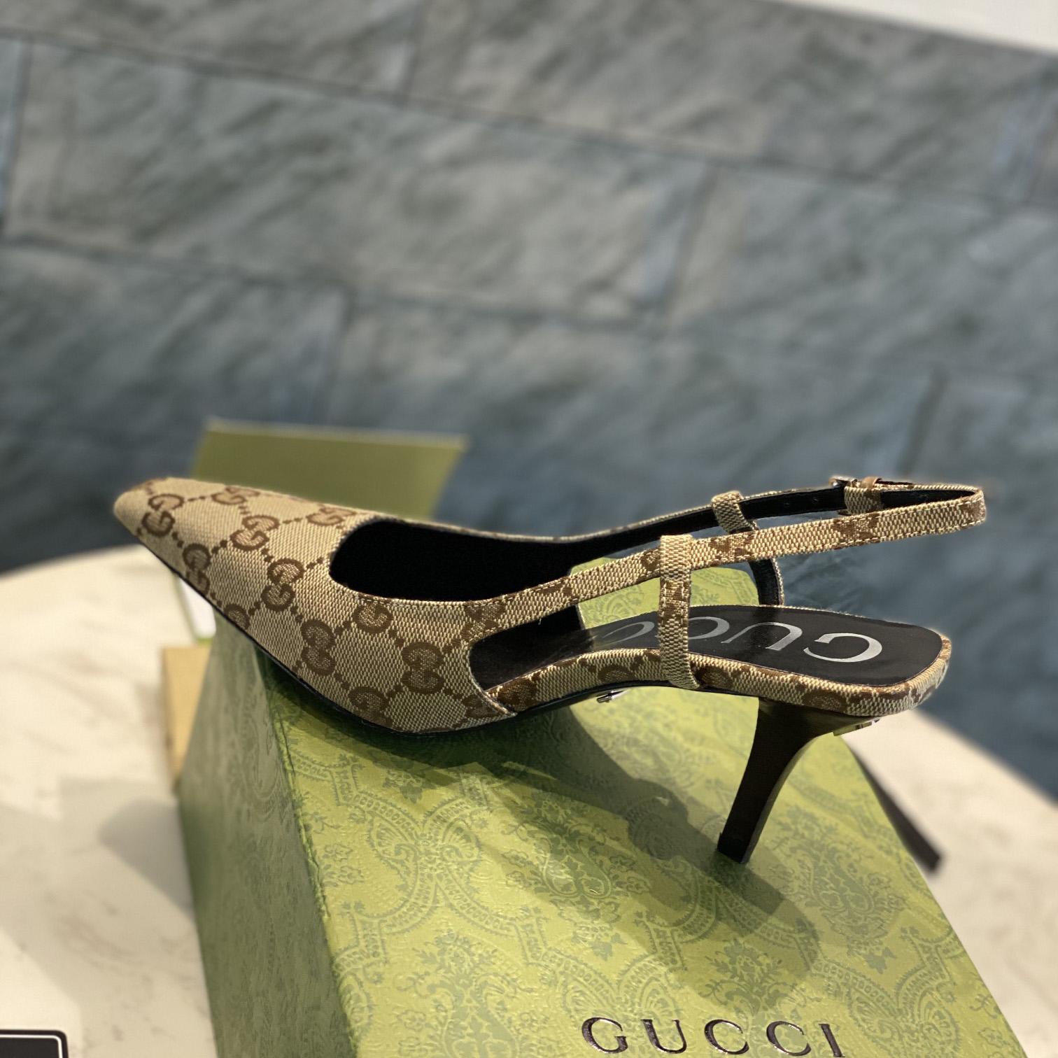 Gucci Women's GG Slingback Pump  - DopestKickz