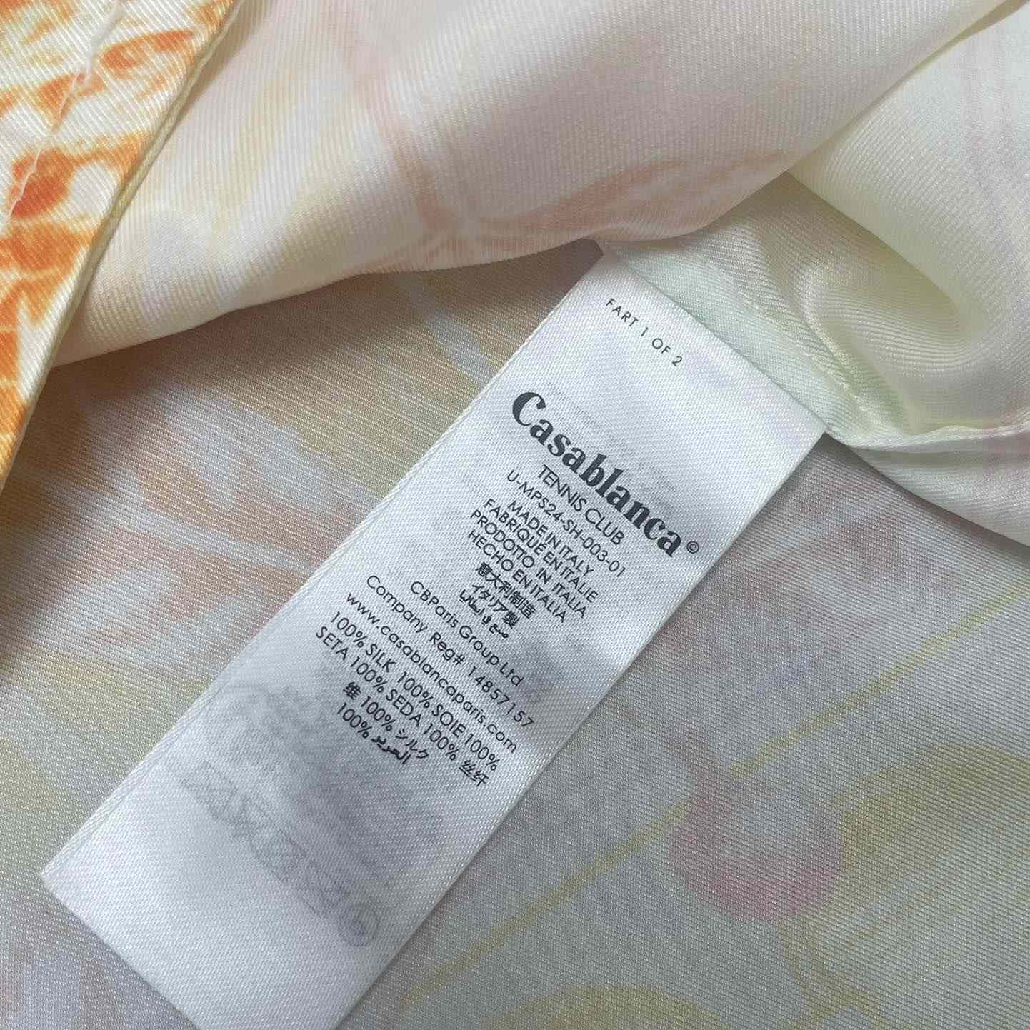 Casablanca La Monnaie Silk Shirt    CA3472 - DopestKickz