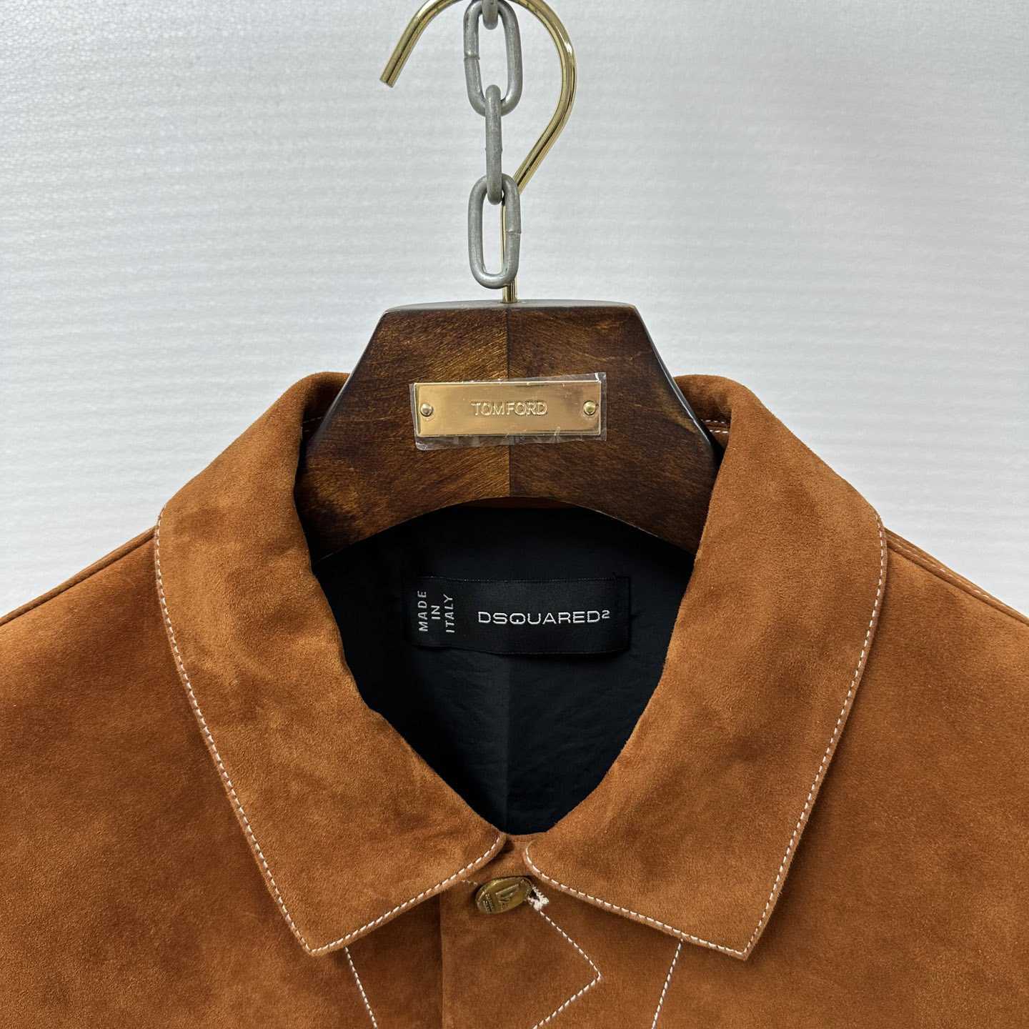 Dsquared2 Leather L.A. Jean Jacket - DopestKickz