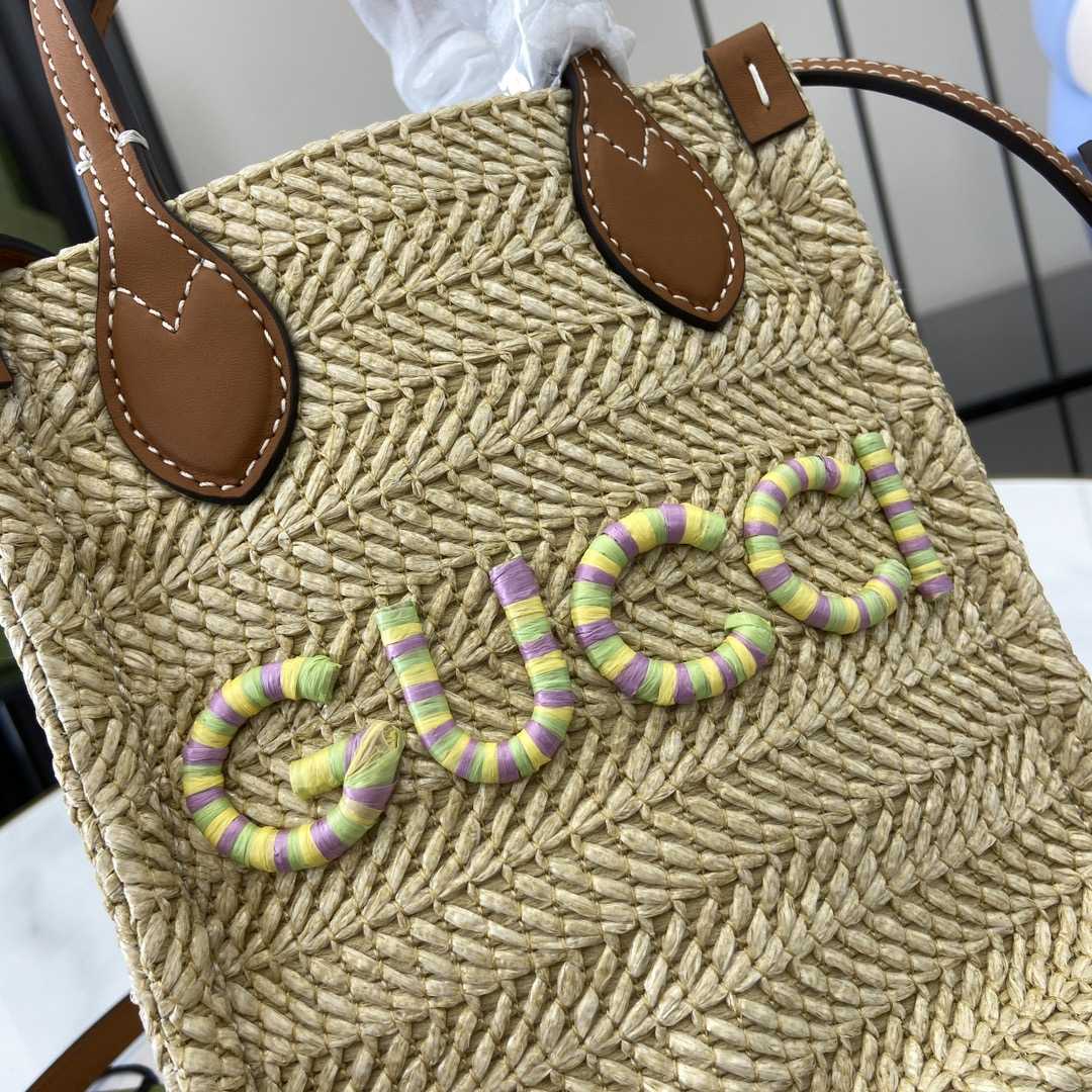 Gucci Super Mini Straw-effect Bag - DopestKickz