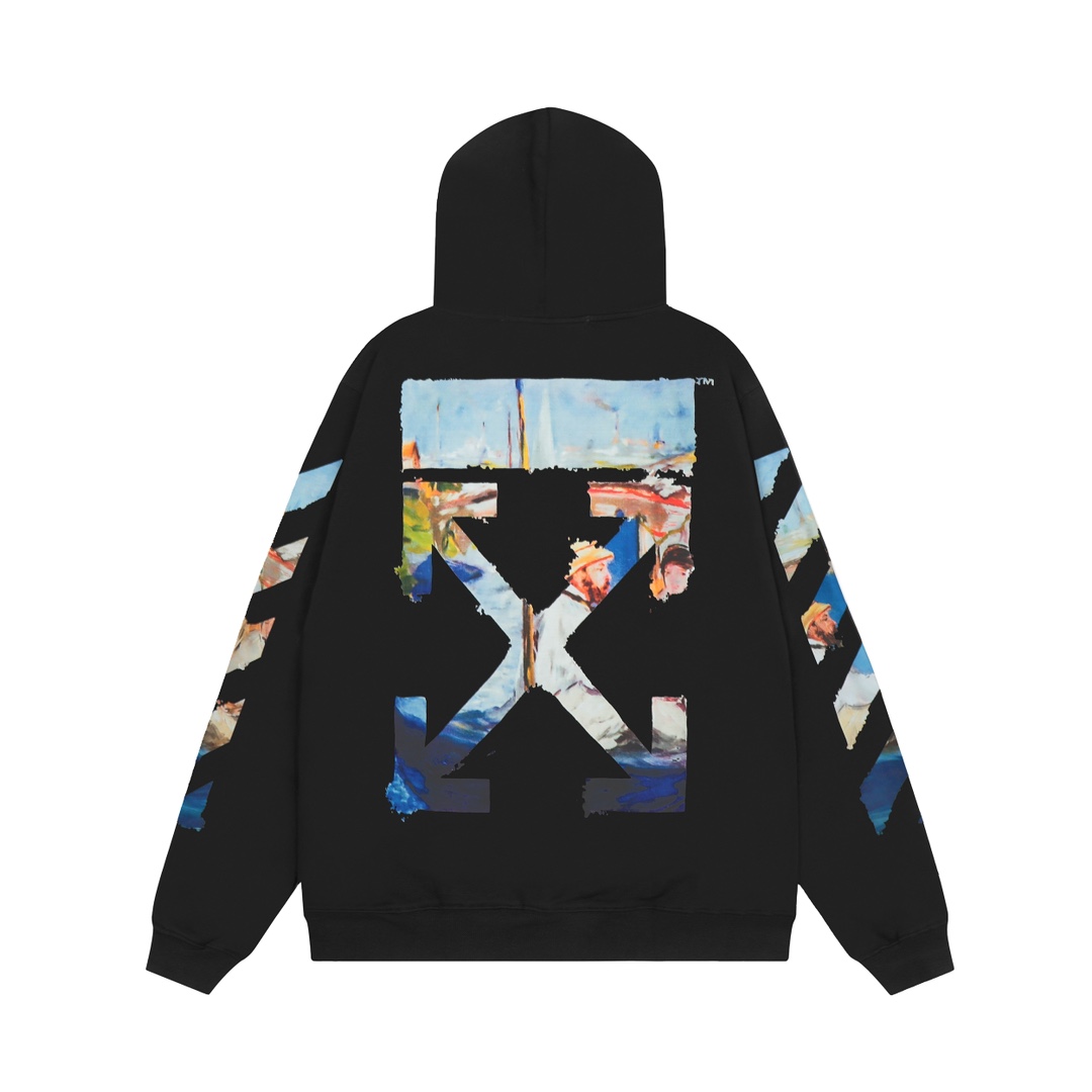 Off-White Cotton Hoodie - DopestKickz