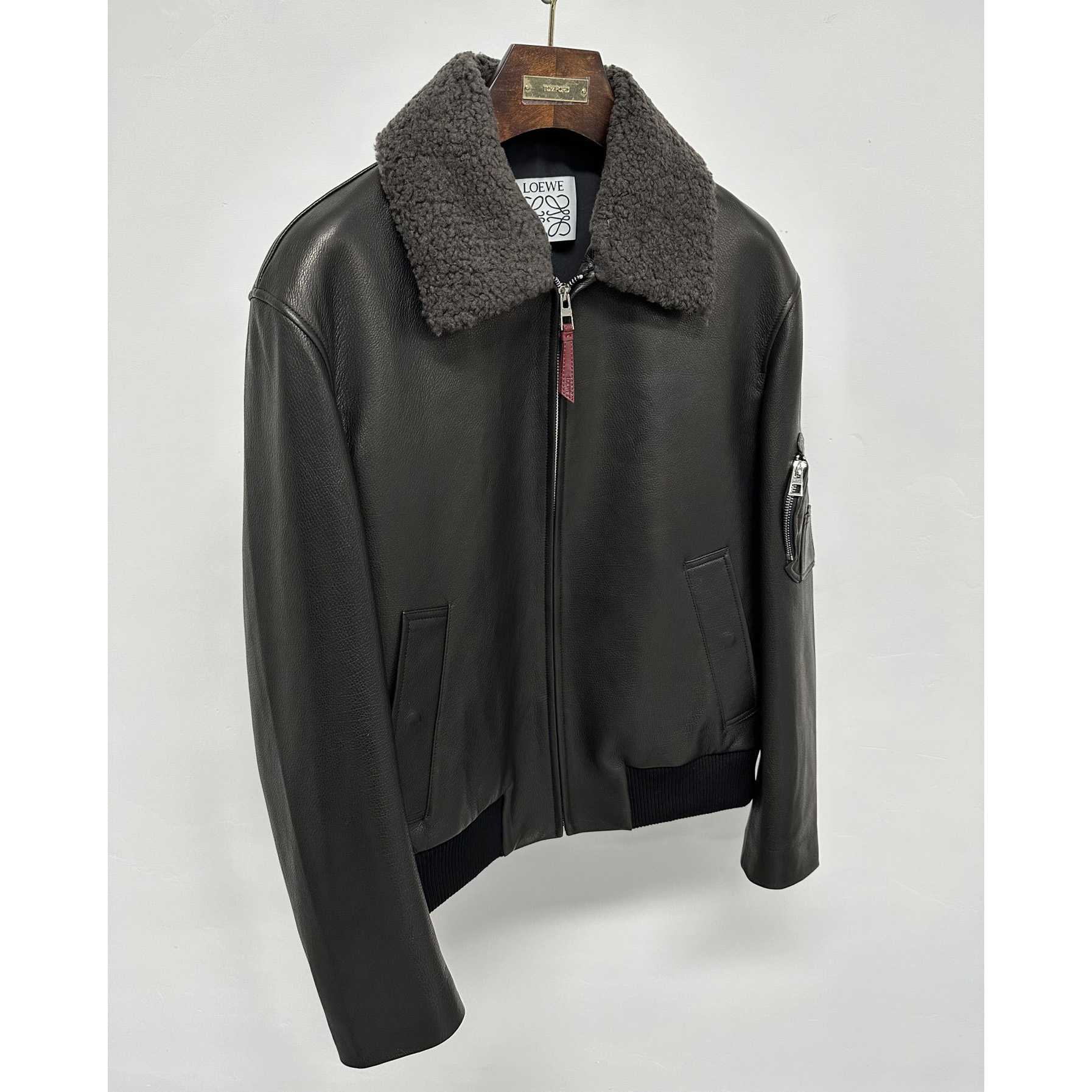 Loewe Bomber Jacket In Nappa Lambskin - DopestKickz