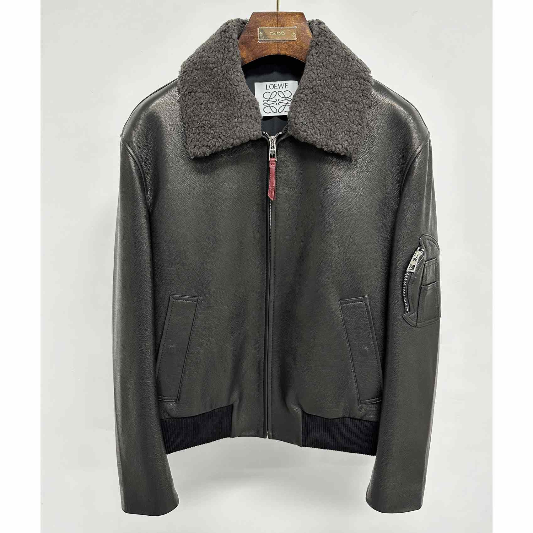 Loewe Bomber Jacket In Nappa Lambskin - DopestKickz