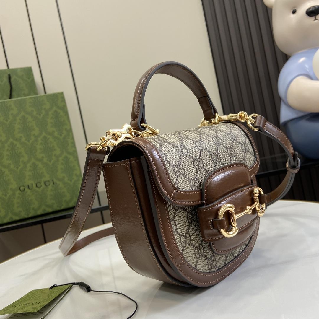 Gucci Horsebit 1955 Mini Top Handle Bag - DopestKickz