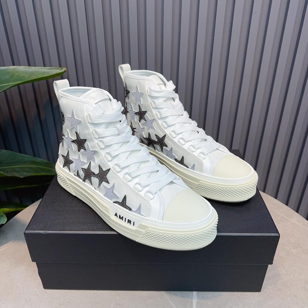 Amiri Stars Court High 'Grey' - DopestKickz