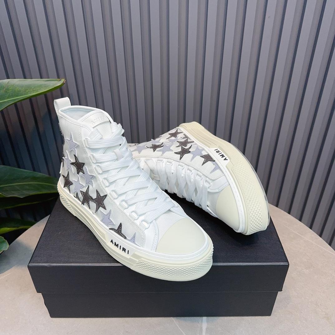 Amiri Stars Court High 'Grey' - DopestKickz
