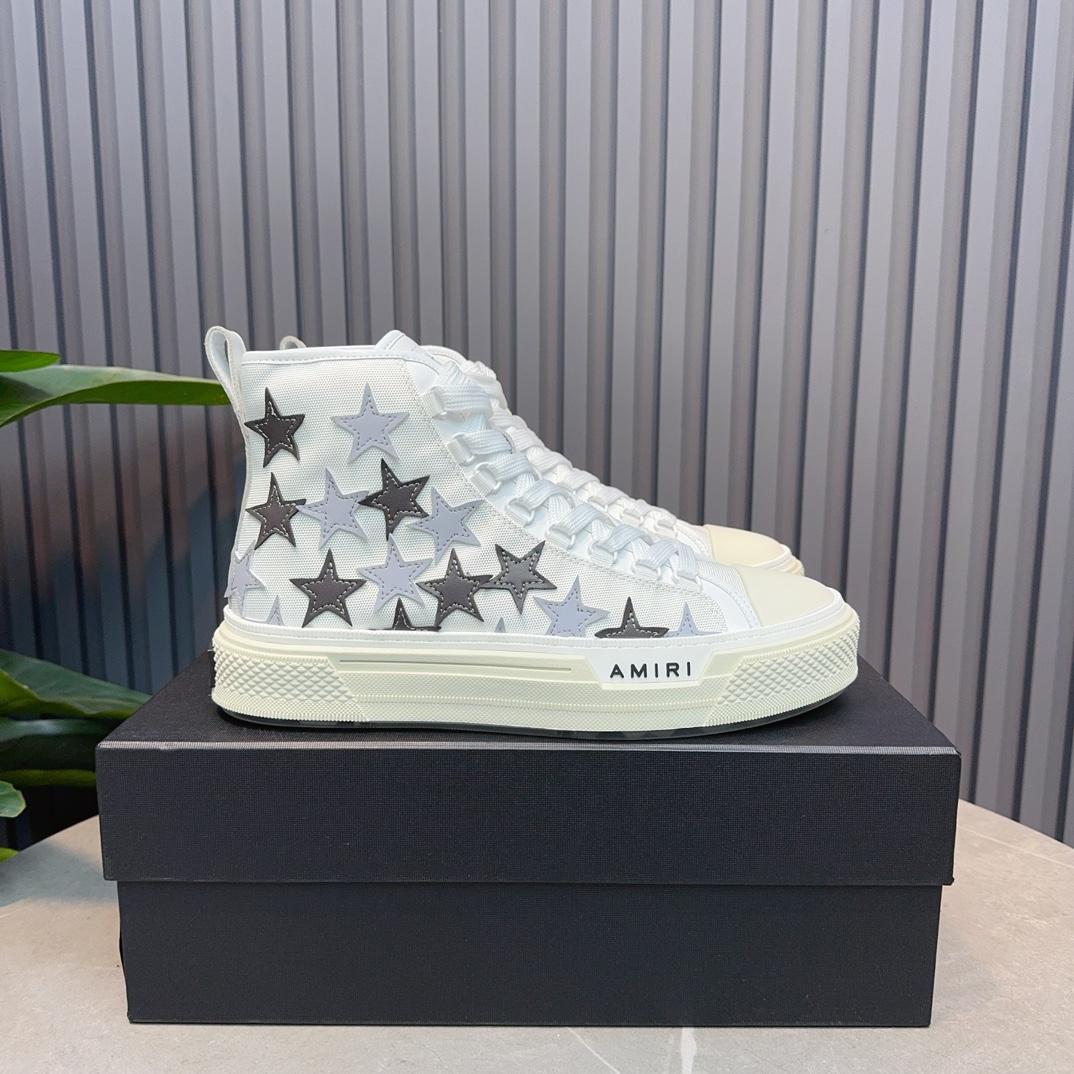 Amiri Stars Court High 'Grey' - DopestKickz