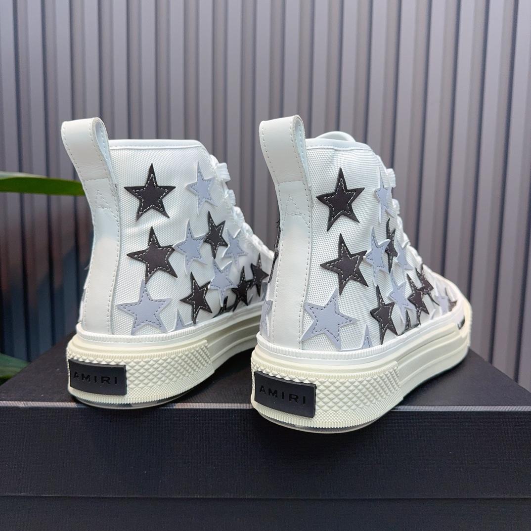 Amiri Stars Court High 'Grey' - DopestKickz