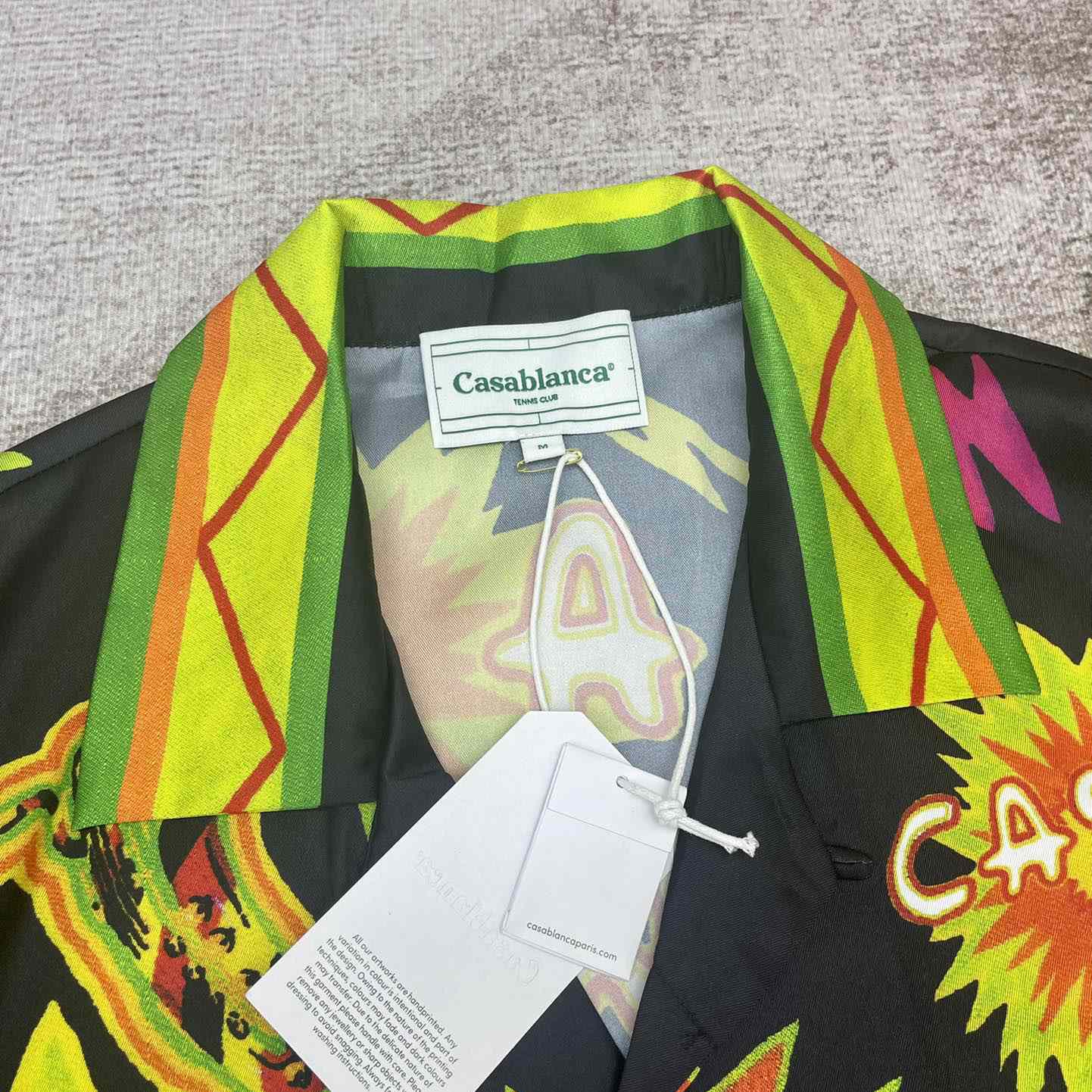 Casablanca Music For the People Silk Shirt   CA3471 - DopestKickz
