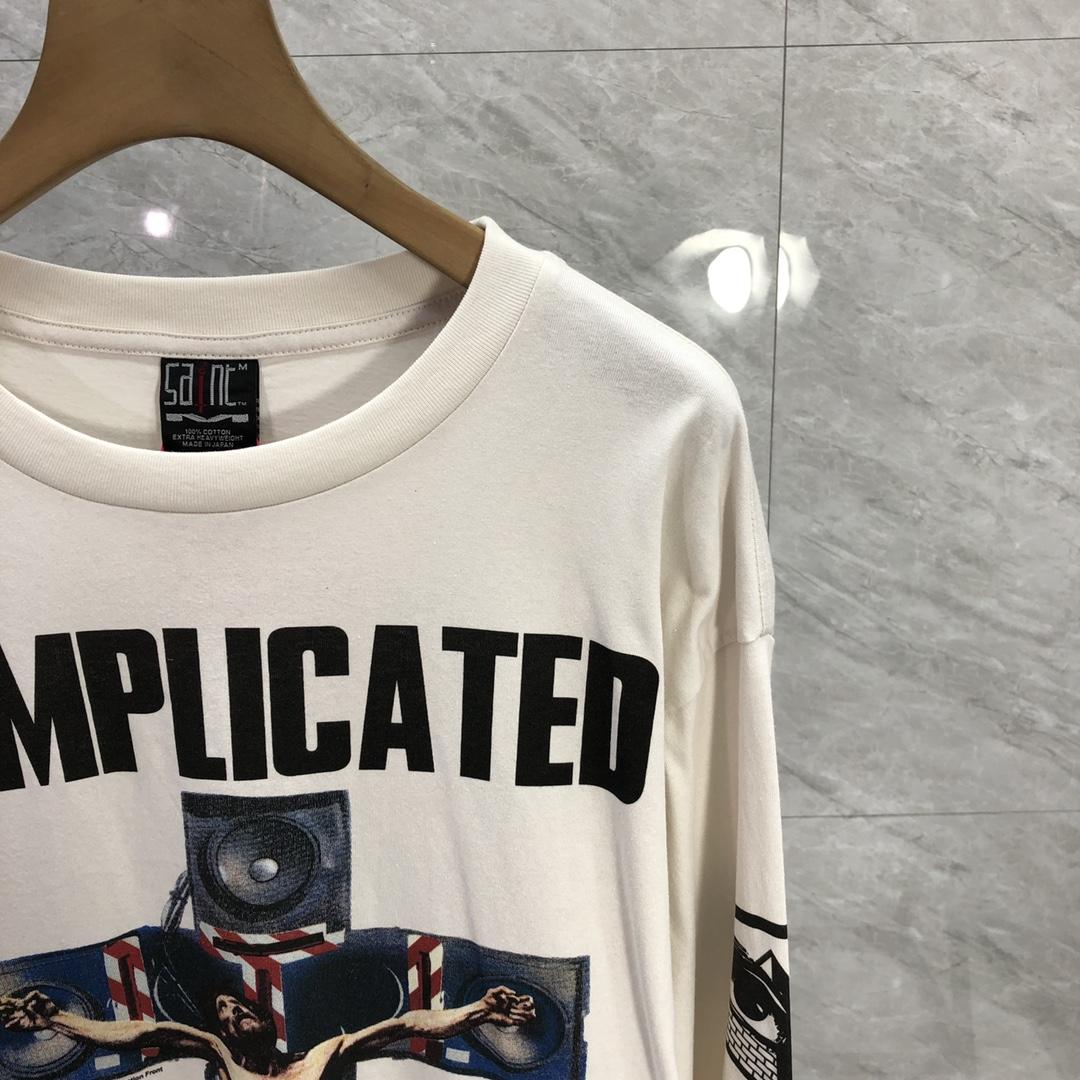 Saint Michael Complicated Long Sleeve Tee - DopestKickz