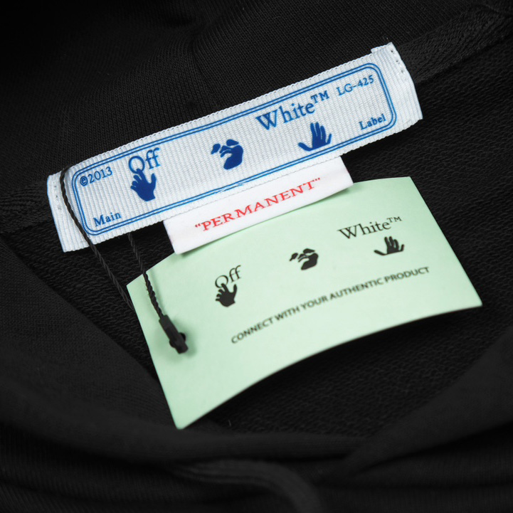 Off-White C/O Virgil Abloh Printed Cotton Hoodie - DopestKickz