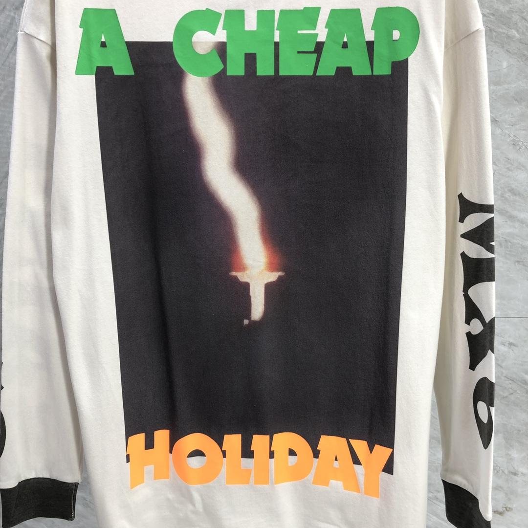 Saint Michael 'A Cheap Holiday' Printed Longsleeve - DopestKickz