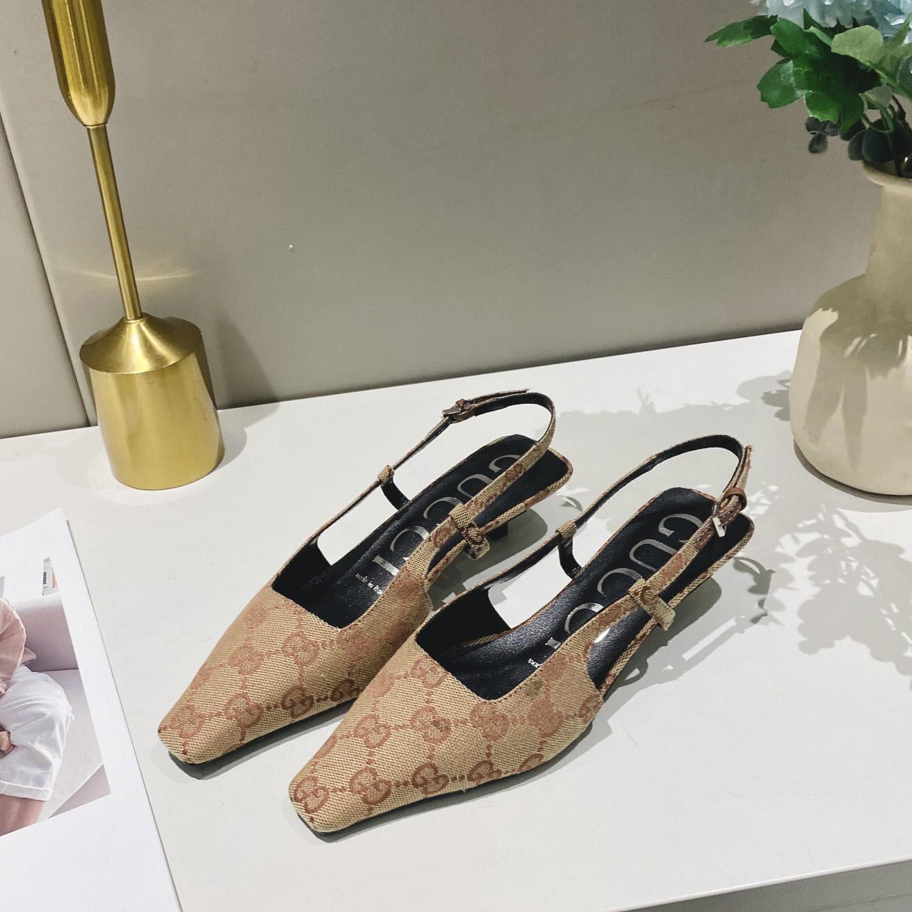 Gucci Women's GG Slingback Ballet Flat - DopestKickz