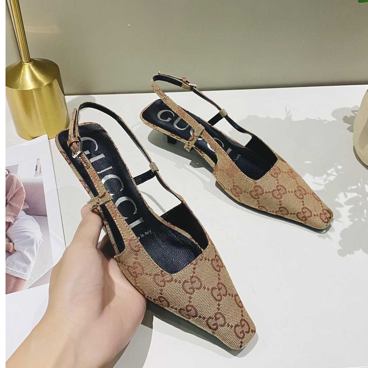 Gucci Women's GG Slingback Ballet Flat - DopestKickz