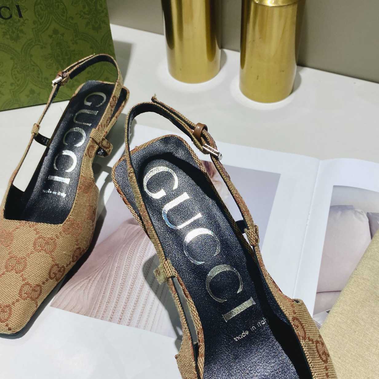 Gucci Women's GG Slingback Ballet Flat - DopestKickz