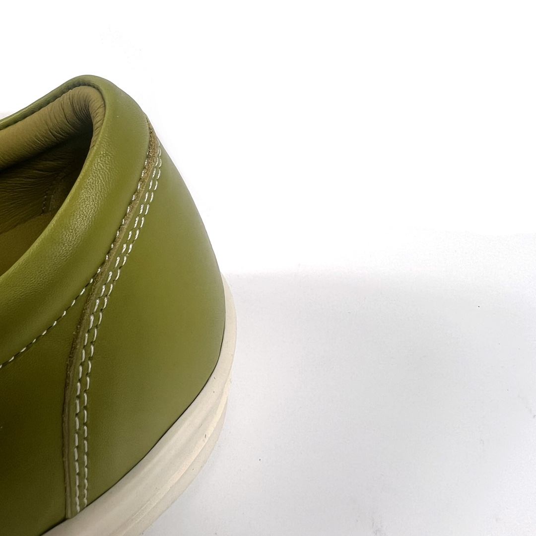 Rick Owens Lido Vintage Leather Sneakers - DopestKickz