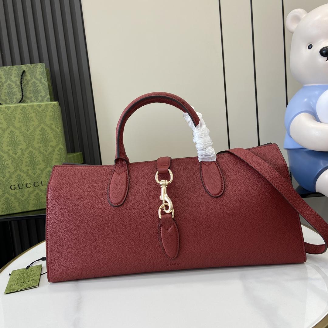 Gucci Medium Tote Bag With Hook Closure - DopestKickz