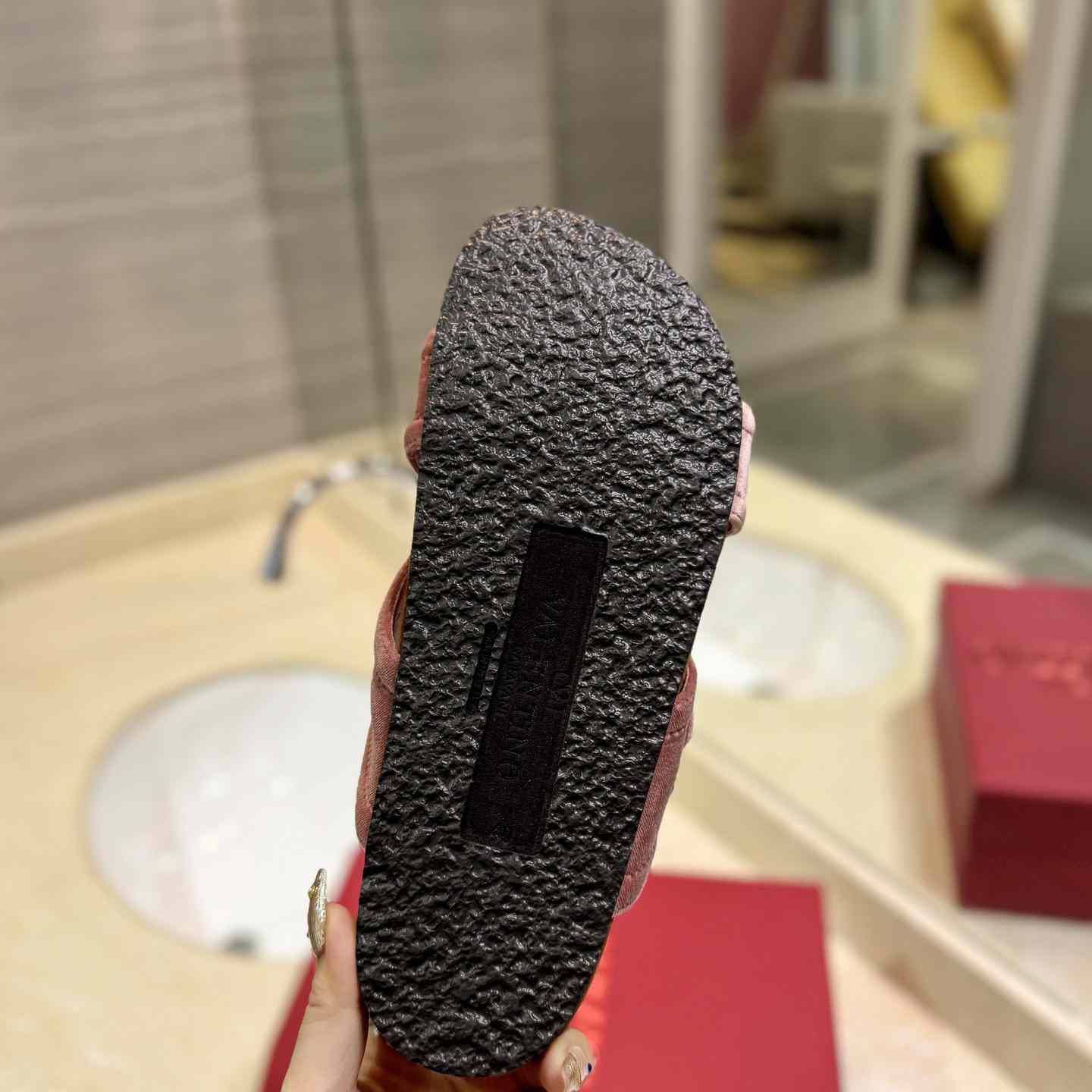 Valenti Fussfriend Velvet Slide Sandal  - DopestKickz