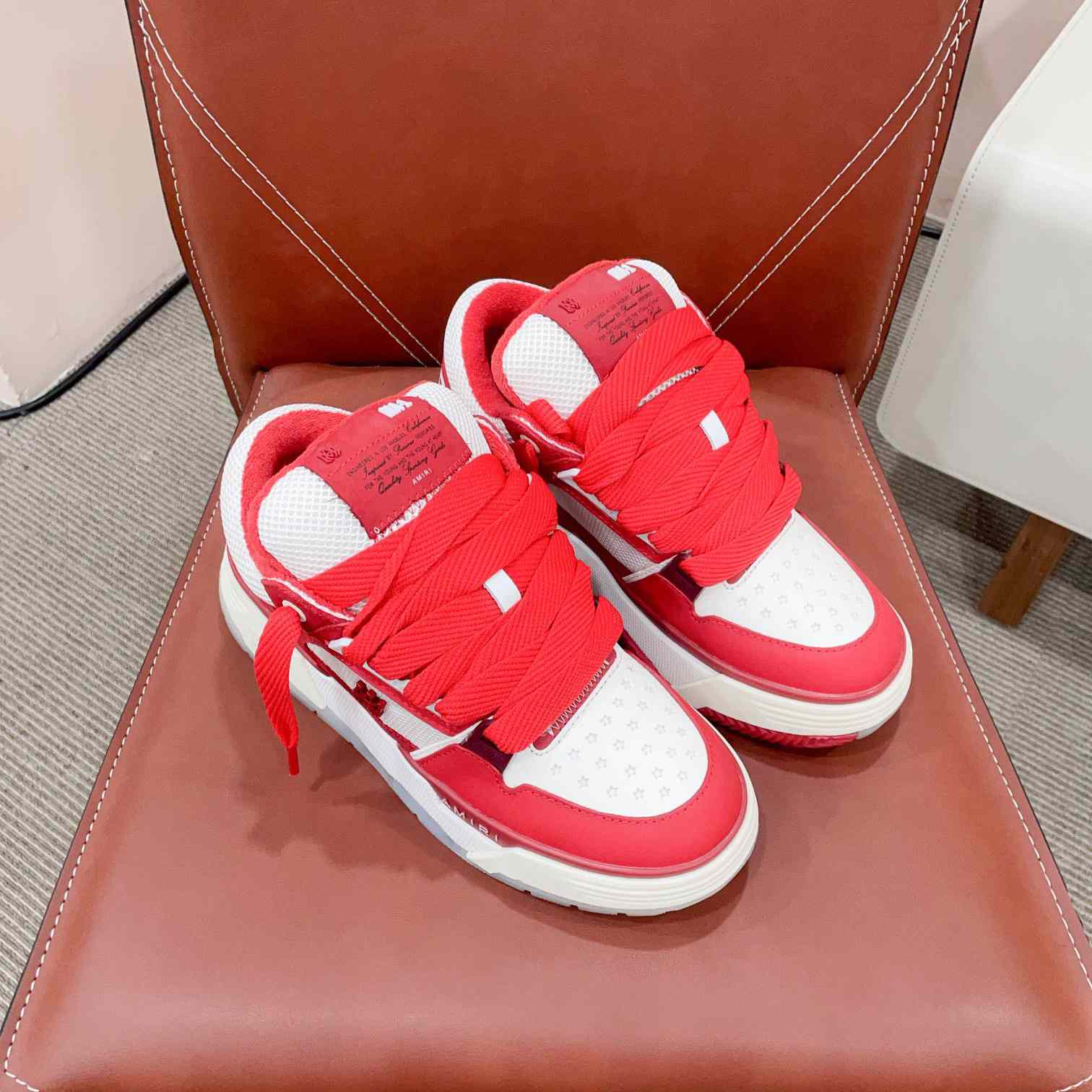 Amiri MA-1 Low Top Lace Up Sneakers - DopestKickz