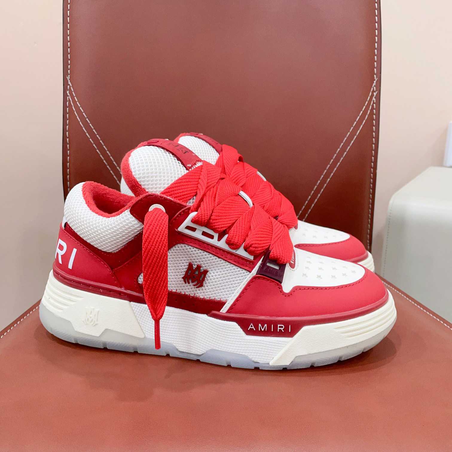 Amiri MA-1 Low Top Lace Up Sneakers - DopestKickz