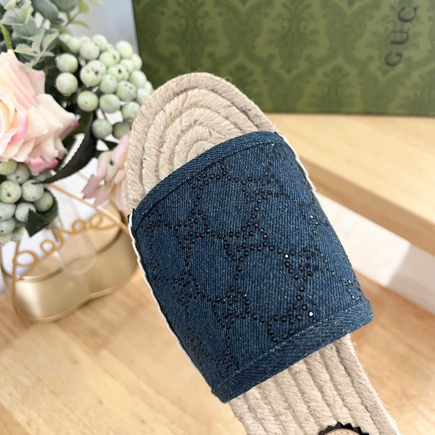 Gucci Women's Slide Espadrille  - DopestKickz