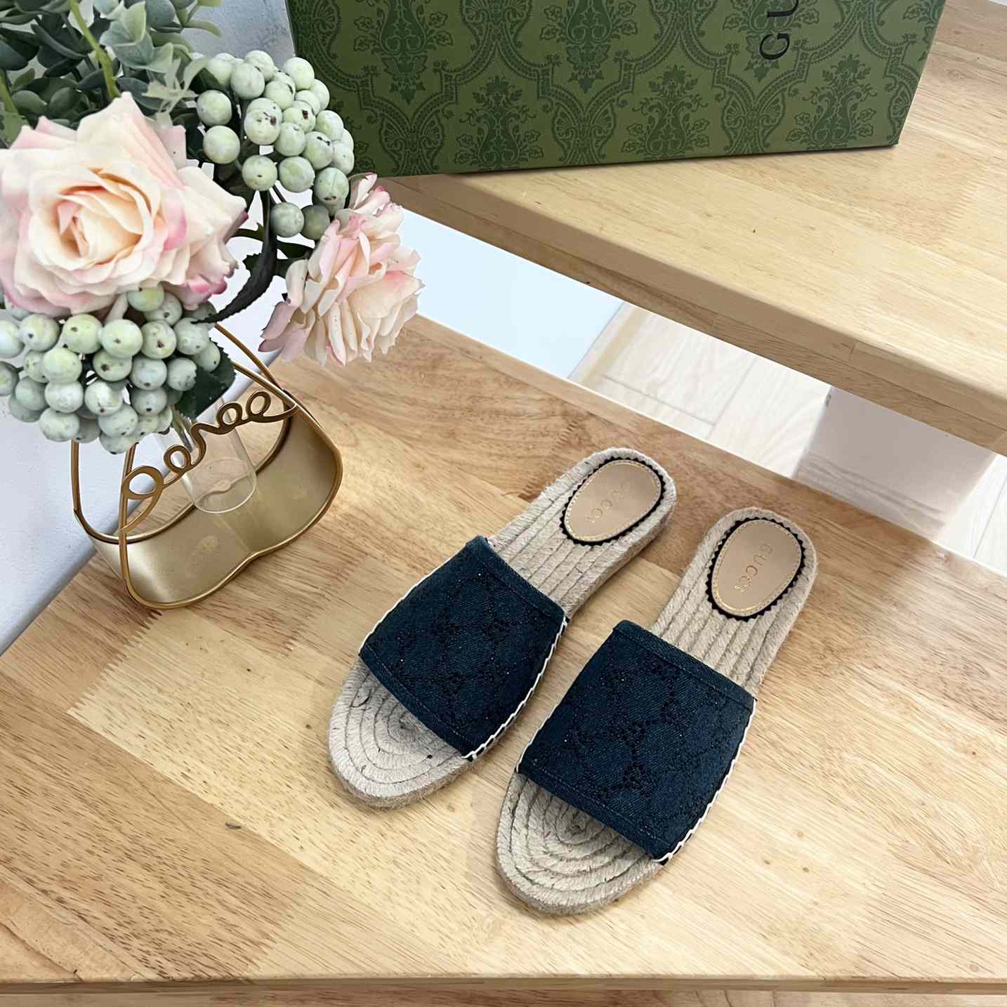 Gucci Women's Slide Espadrille  - DopestKickz