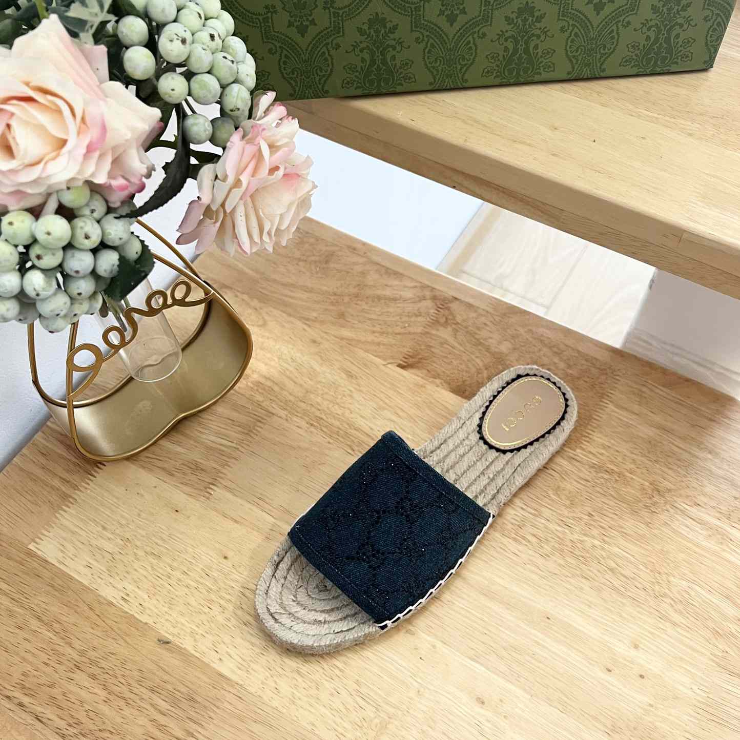 Gucci Women's Slide Espadrille  - DopestKickz