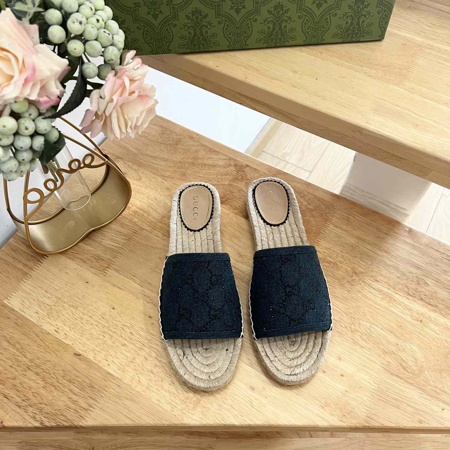 Gucci Women's Slide Espadrille  - DopestKickz