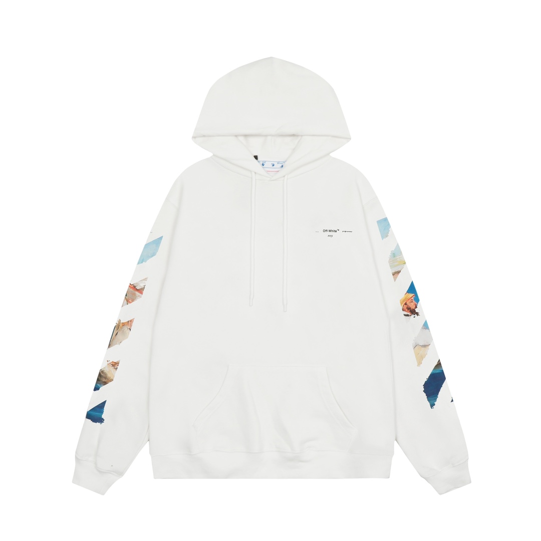 Off-White Cotton Hoodie - DopestKickz