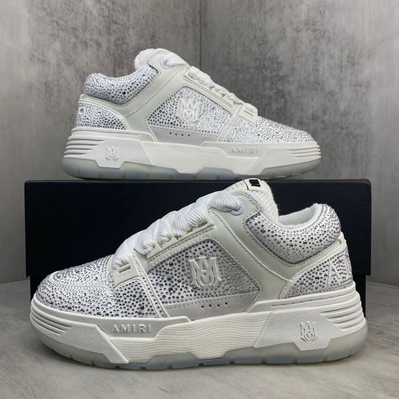 Amiri Crystal Ma-1 Sneakers - DopestKickz