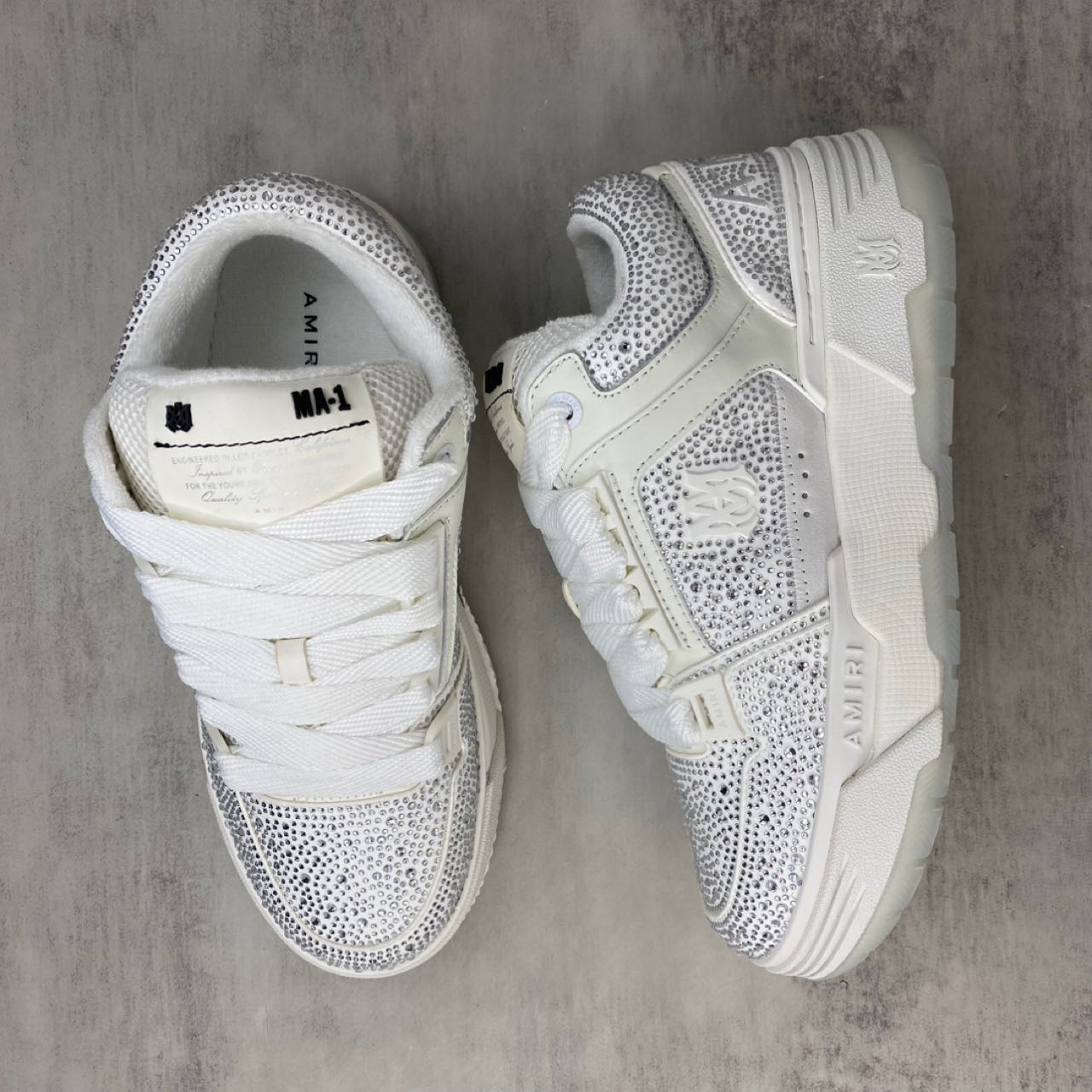 Amiri Crystal Ma-1 Sneakers - DopestKickz