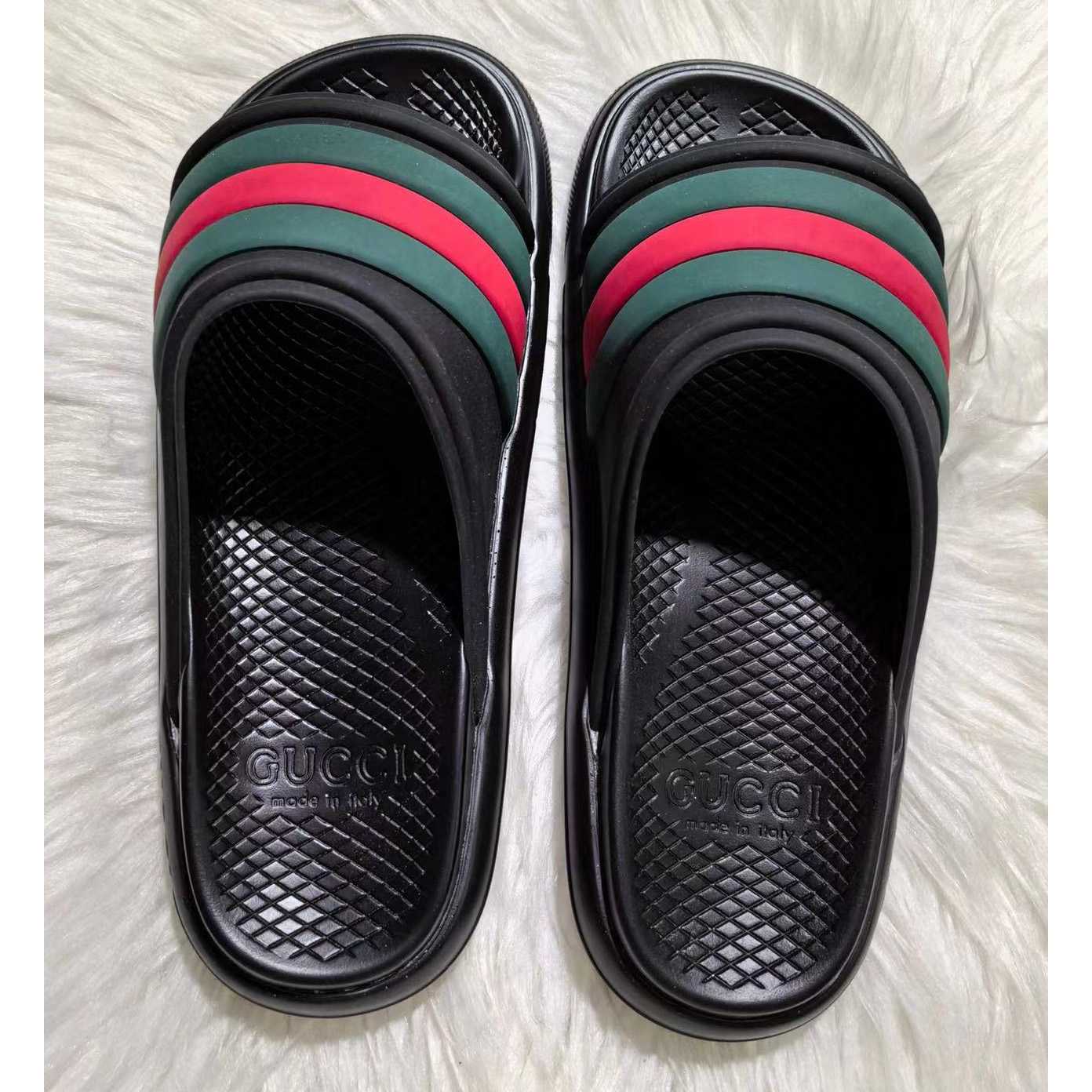 Gucci Web Slide Sandal - DopestKickz