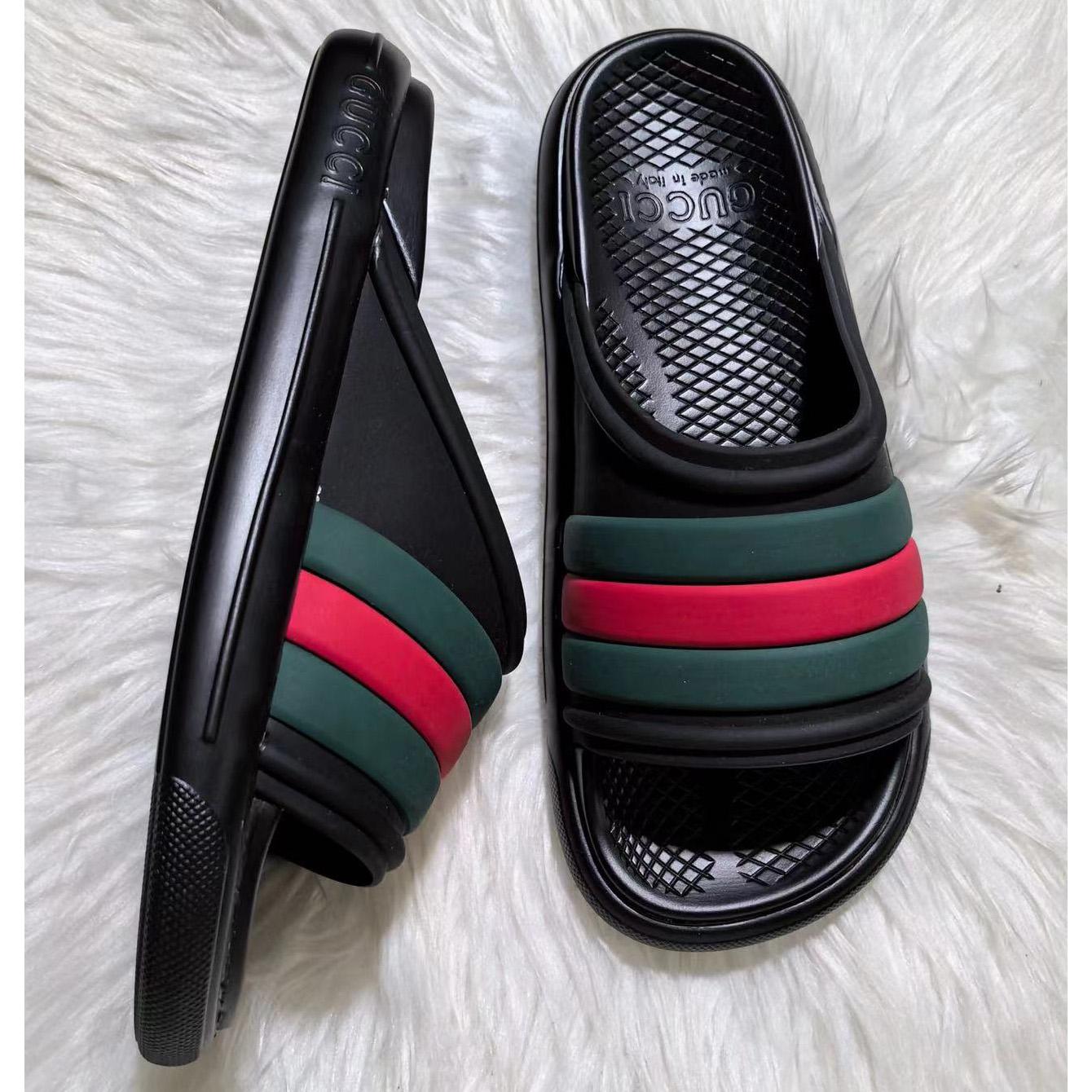 Gucci Web Slide Sandal - DopestKickz