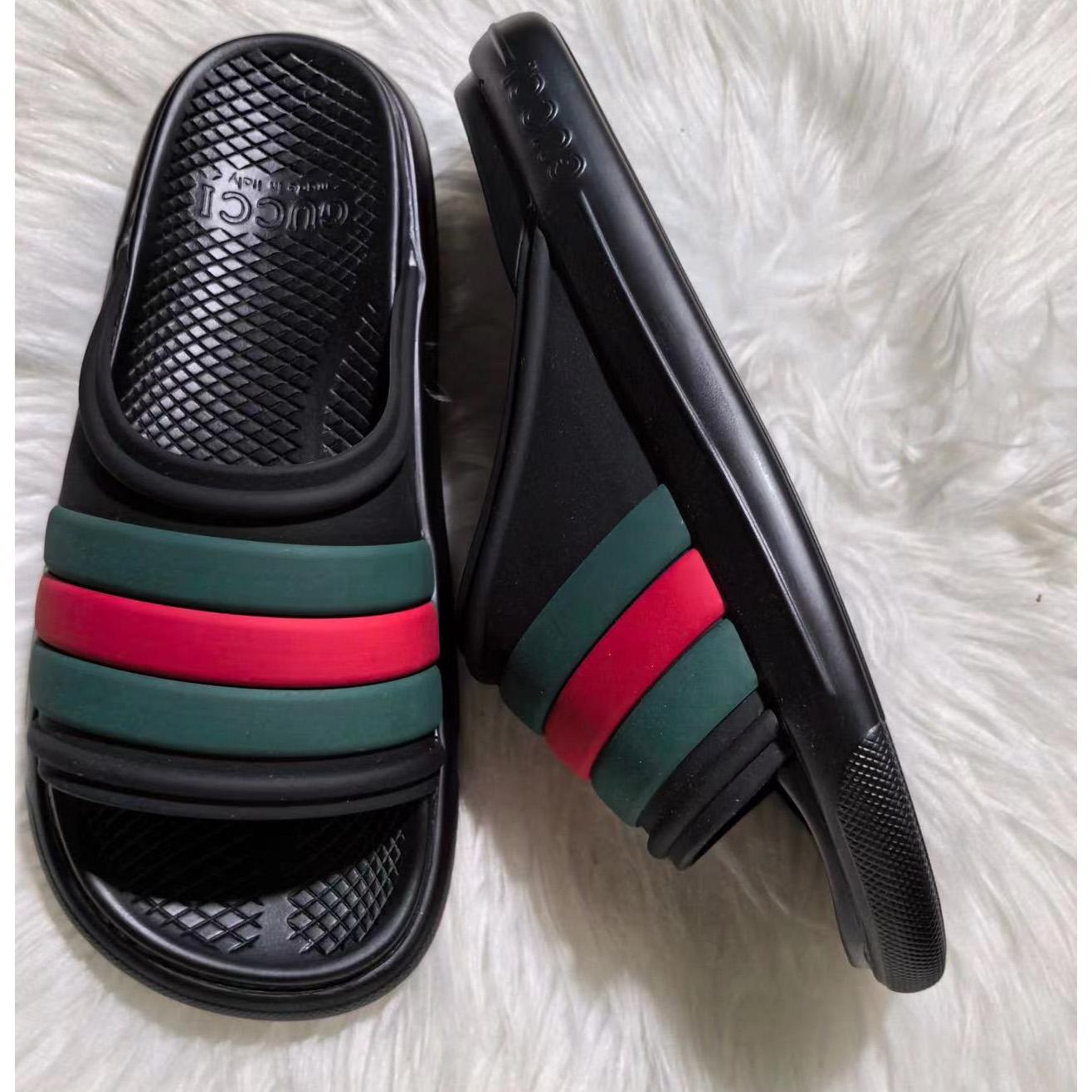 Gucci Web Slide Sandal - DopestKickz