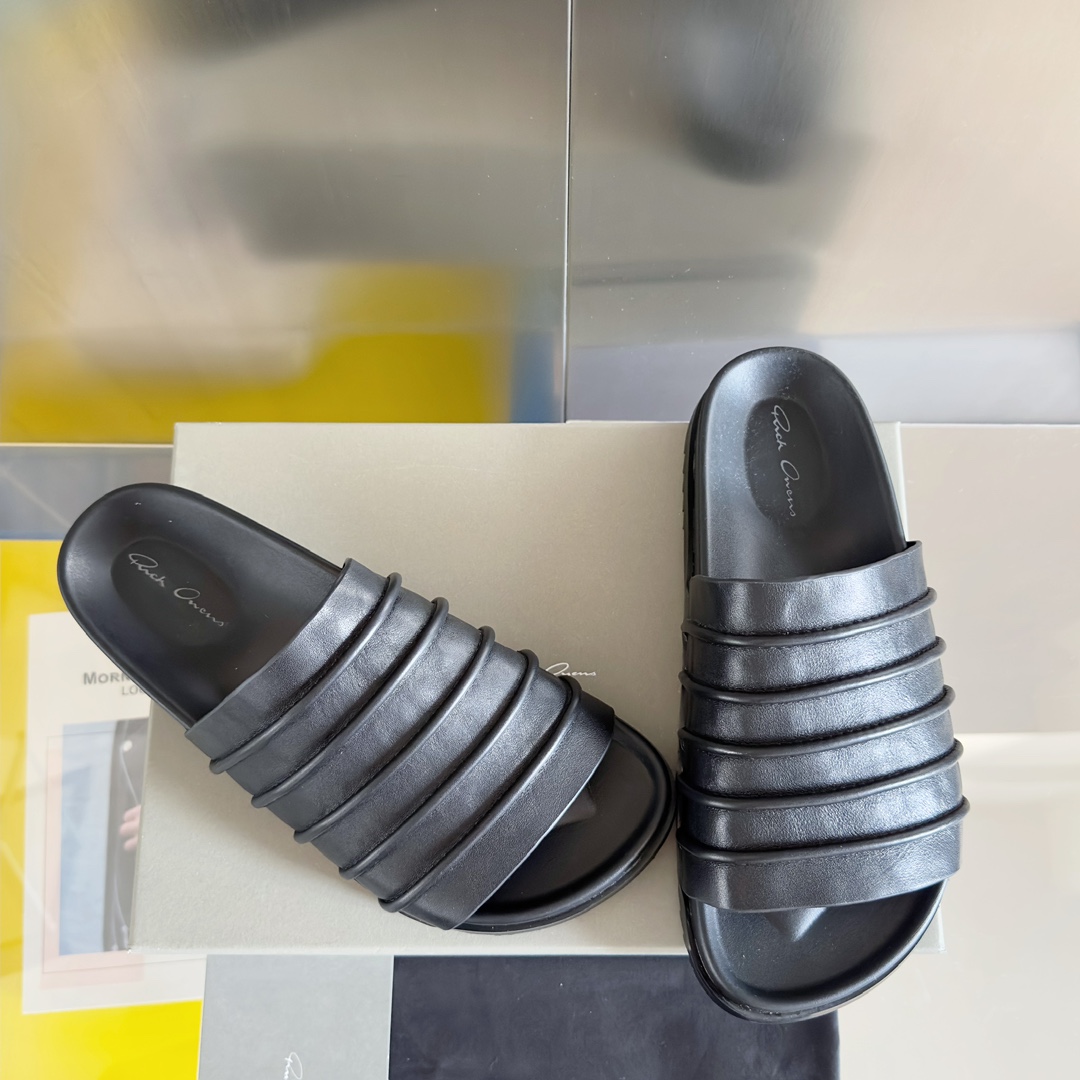 Rick Owens Ruhlmann Granola Slides - DopestKickz