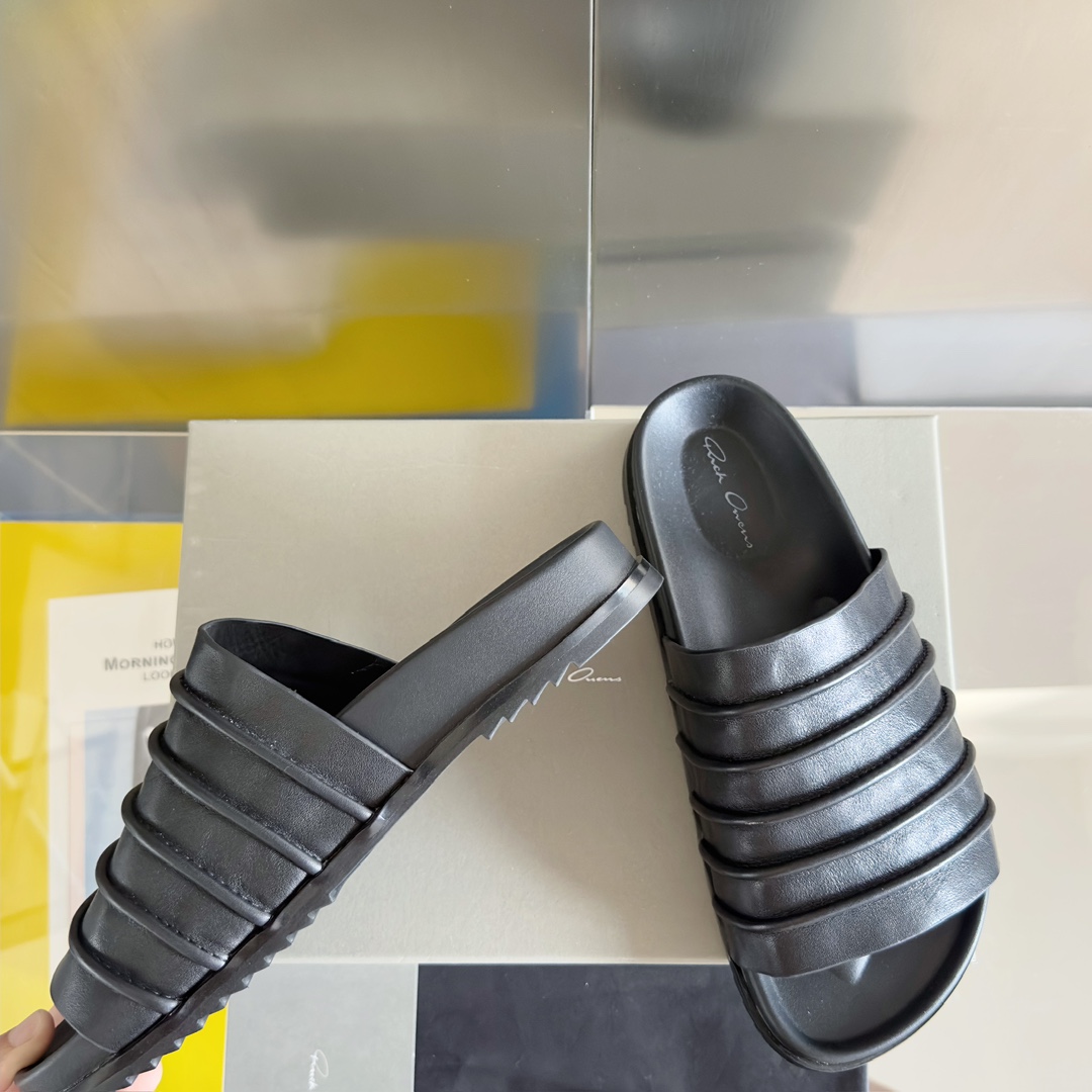 Rick Owens Ruhlmann Granola Slides - DopestKickz