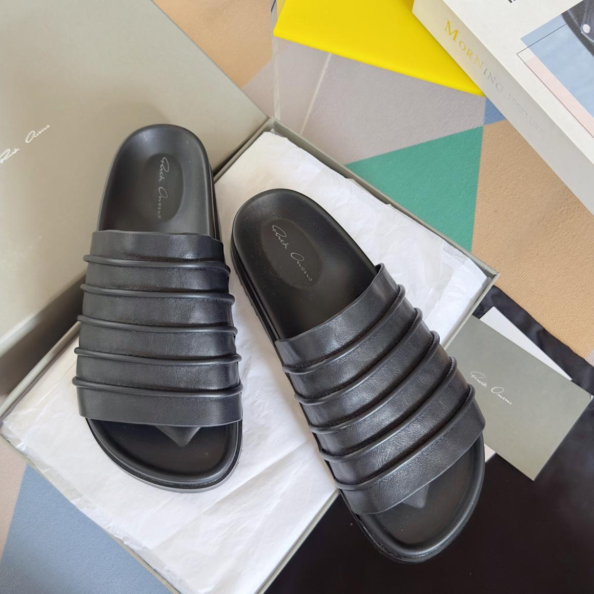 Rick Owens Ruhlmann Granola Slides - DopestKickz