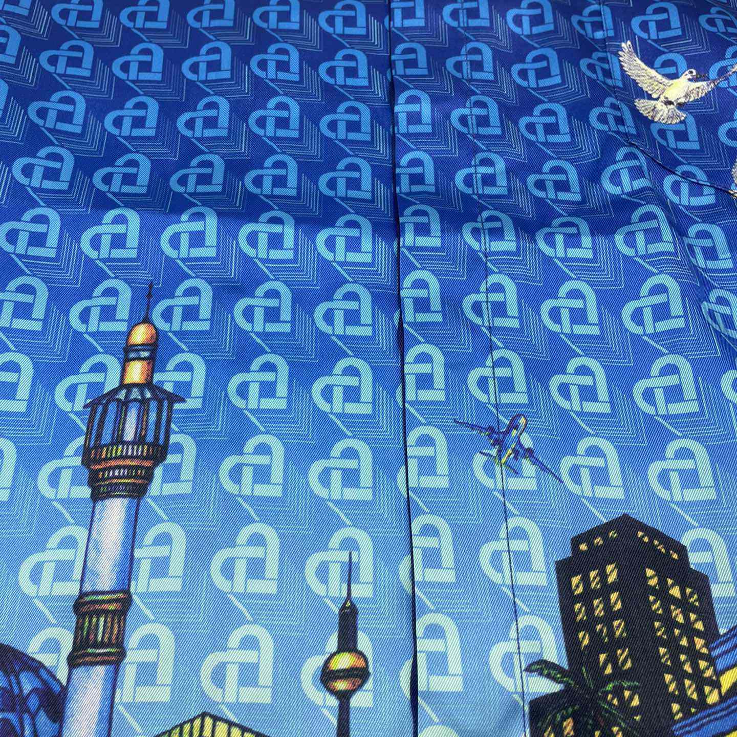 Casablanca The Night View Silk Shirt   CA3468 - DopestKickz