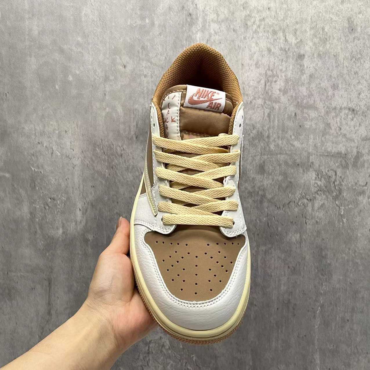 Travis Scott X Jordan 1 Low OG Sneaker   DM7866-106 - DopestKickz