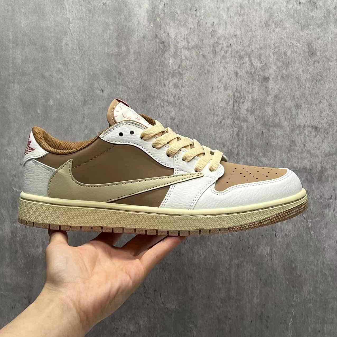 Travis Scott X Jordan 1 Low OG Sneaker   DM7866-106 - DopestKickz