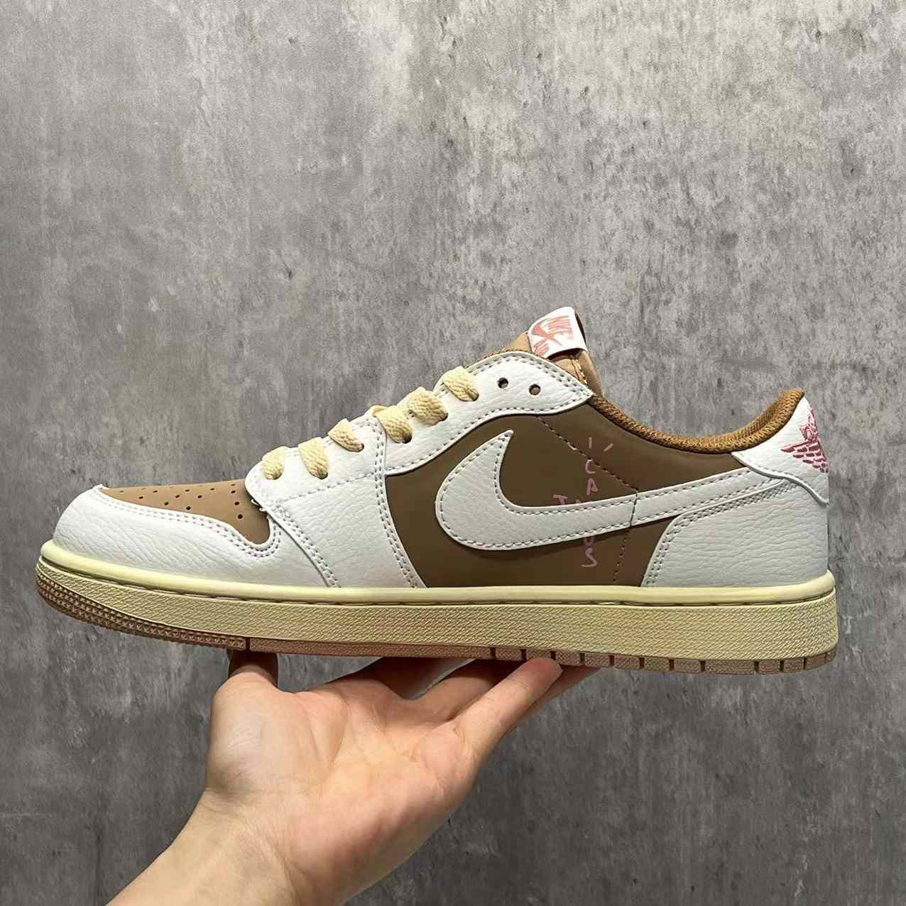 Travis Scott X Jordan 1 Low OG Sneaker   DM7866-106 - DopestKickz