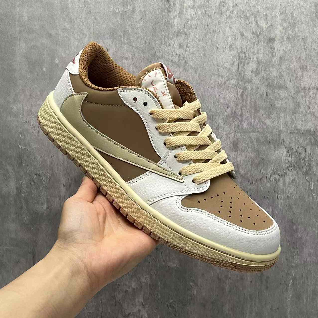 Travis Scott X Jordan 1 Low OG Sneaker   DM7866-106 - DopestKickz