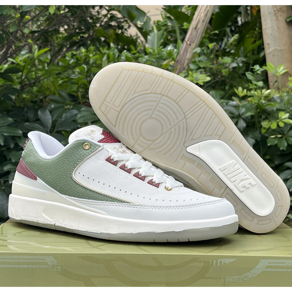 Air Jordan 2 Low “Chinese New Year” Sneakers    FJ6871-100  - DopestKickz