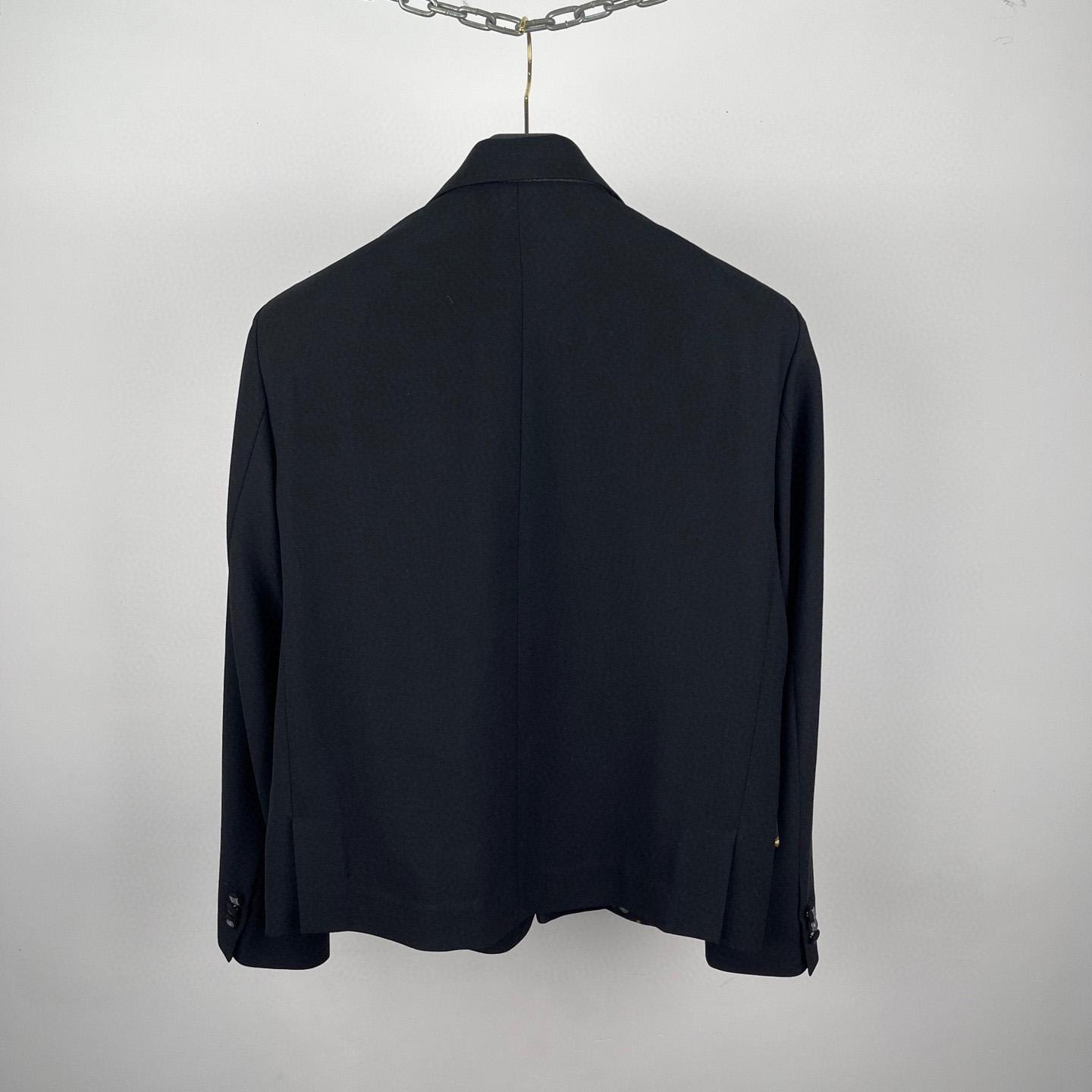 Louis Vuitton Embroidered Signature Wool Tailored Jacket   1AFRD1 - DopestKickz